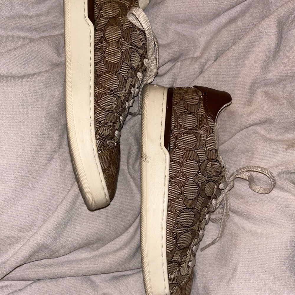 Coach canvas sneaker size 9